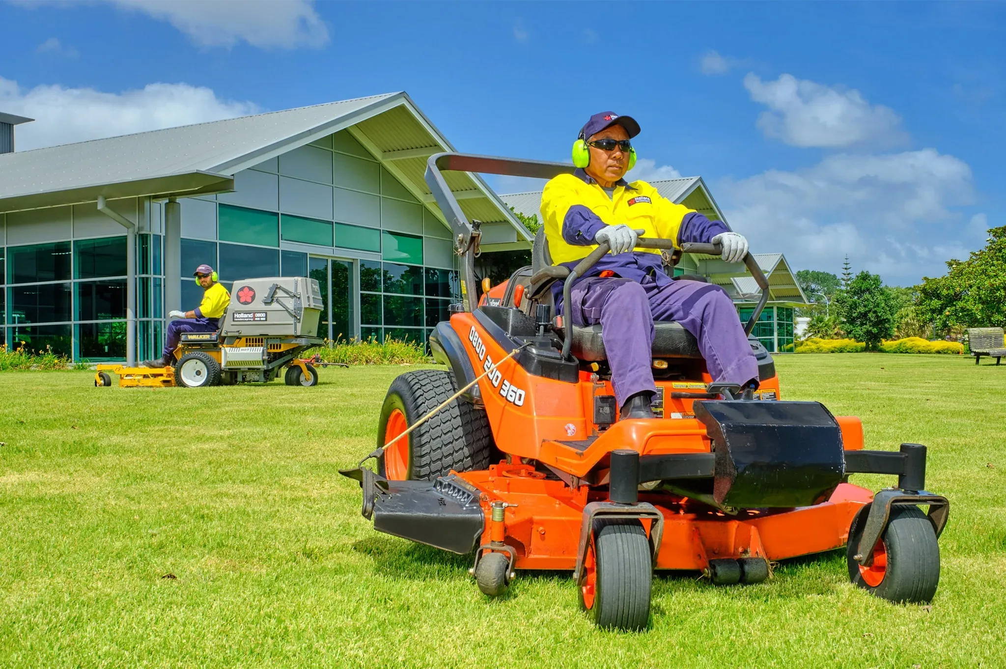 Manukau Supa Centa Auckland retail grounds maintained by Holland Landscaping