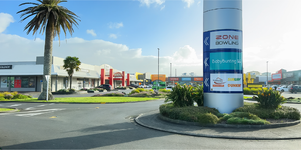 Manukau Supa Centa, a Holland Landscaping commercial project in Auckland