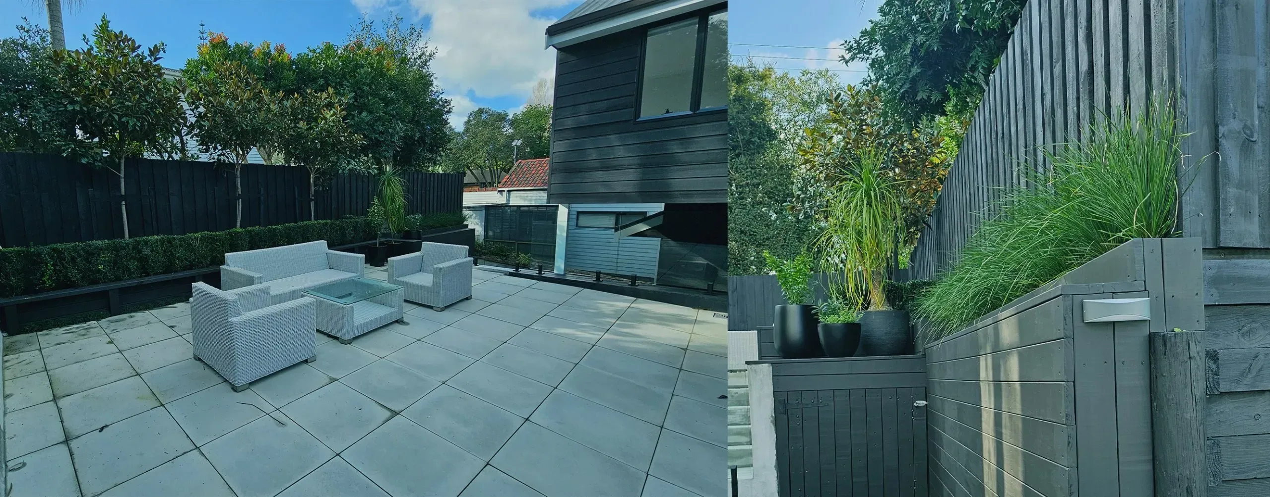 Rangeleys commercial landscaping site in Auckland by Holland Landscaping