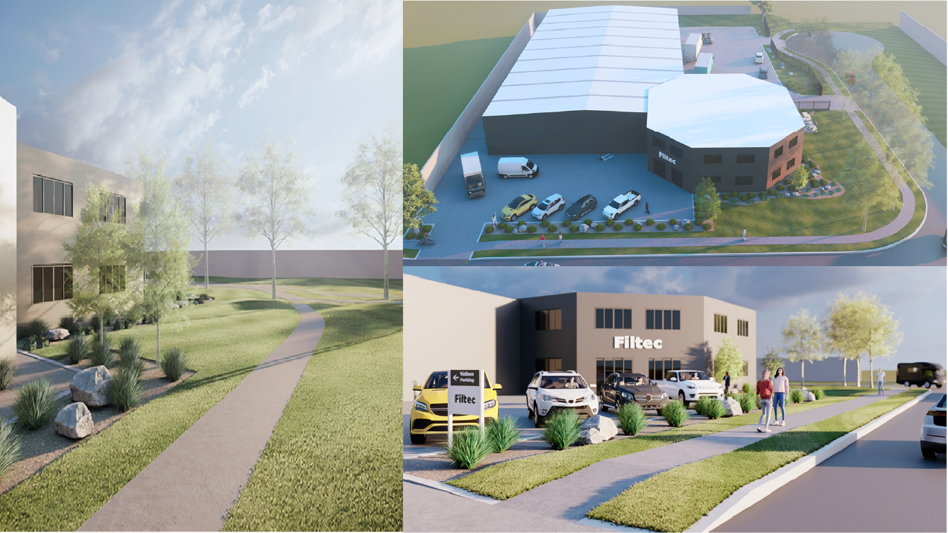 Holland Landscaping Commercial Landscape Design aerial perspectives