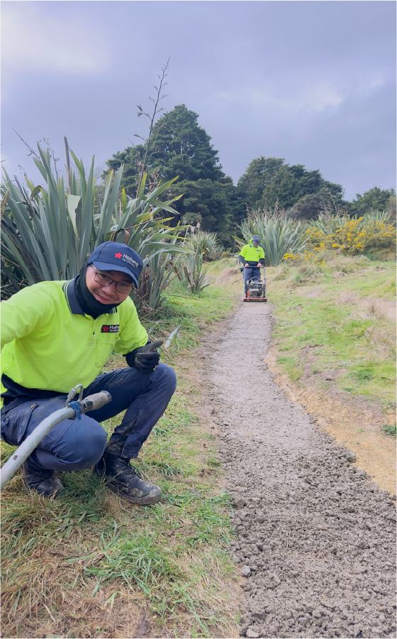 Totara Park Bike Track Rehabilitation site photograph 3